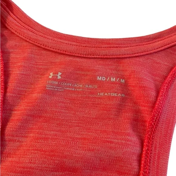 Bright pink under armor active tank top - Picture 3 of 4